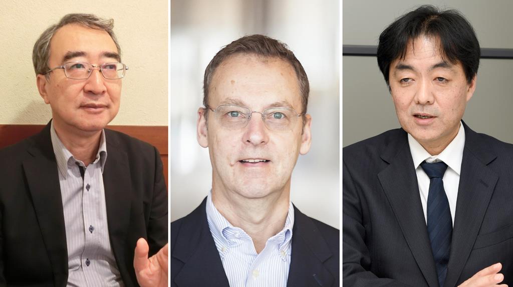 (左から)真壁昭夫氏、ジョセフ・ギャニオン氏、斎藤太郎氏