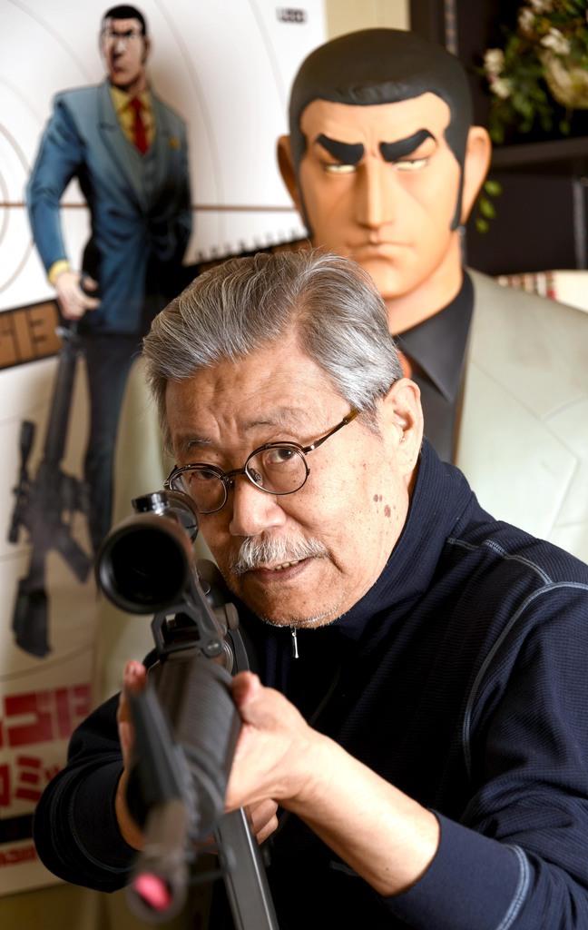 「ゴルゴ13」が連載52年で休載となった劇画家のさいとう・たかをさん(酒巻俊介撮影)