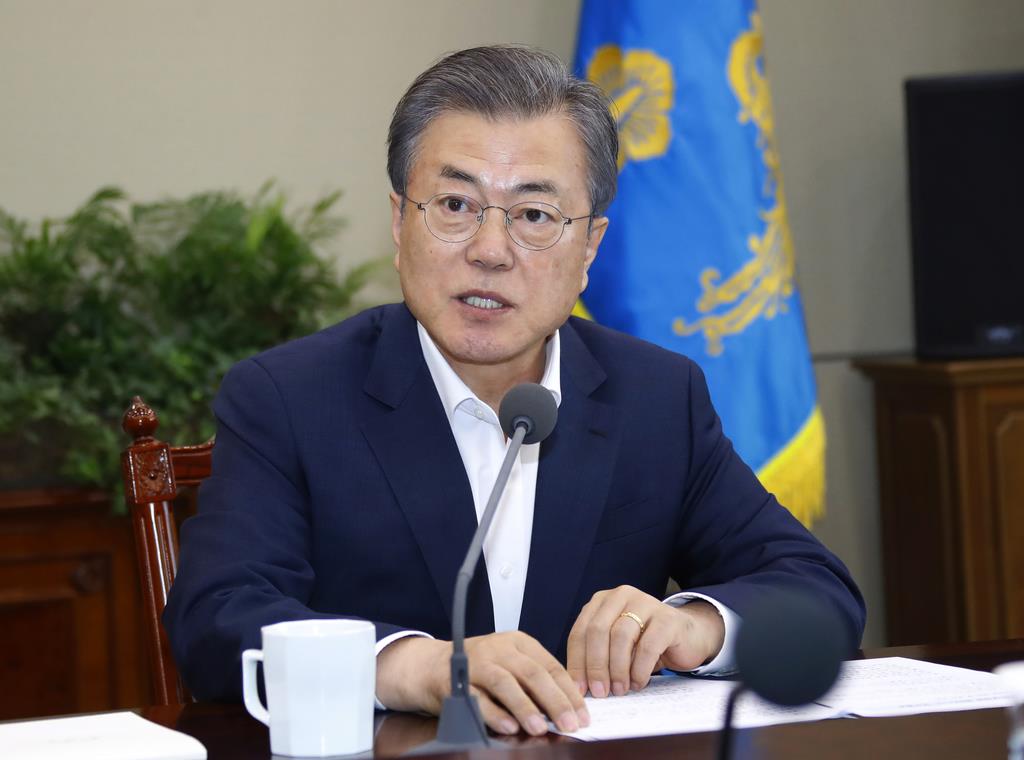 韓国の文在寅大統領(AP)