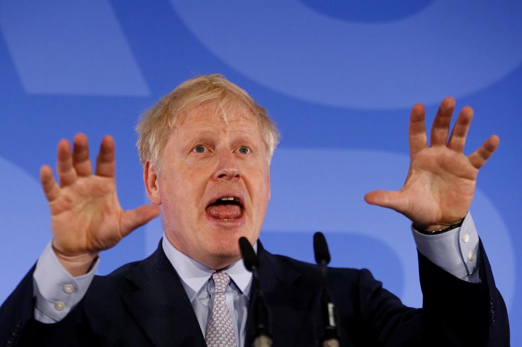 英国の次期首相に現在、最も近いとされるジョンソン前外相(ロイター)
