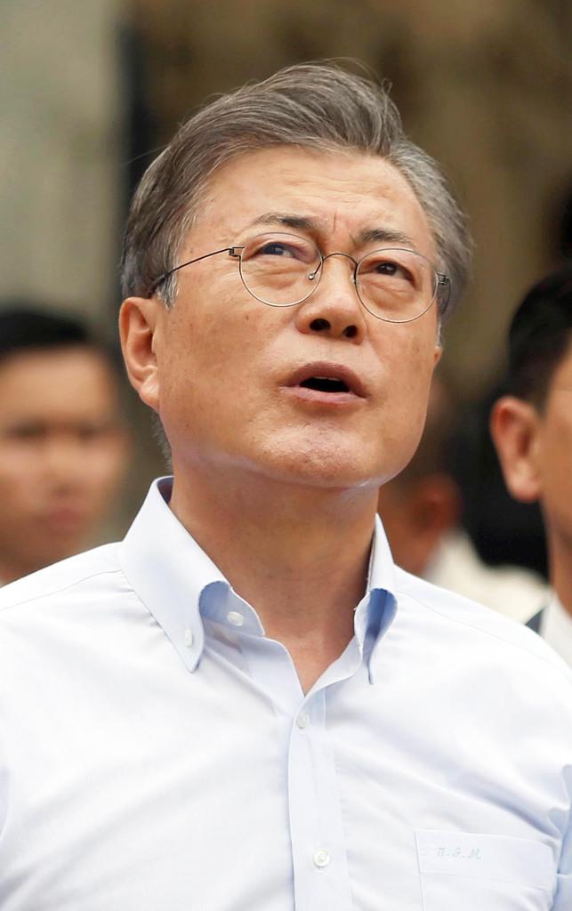韓国の文在寅大統領(ロイター)