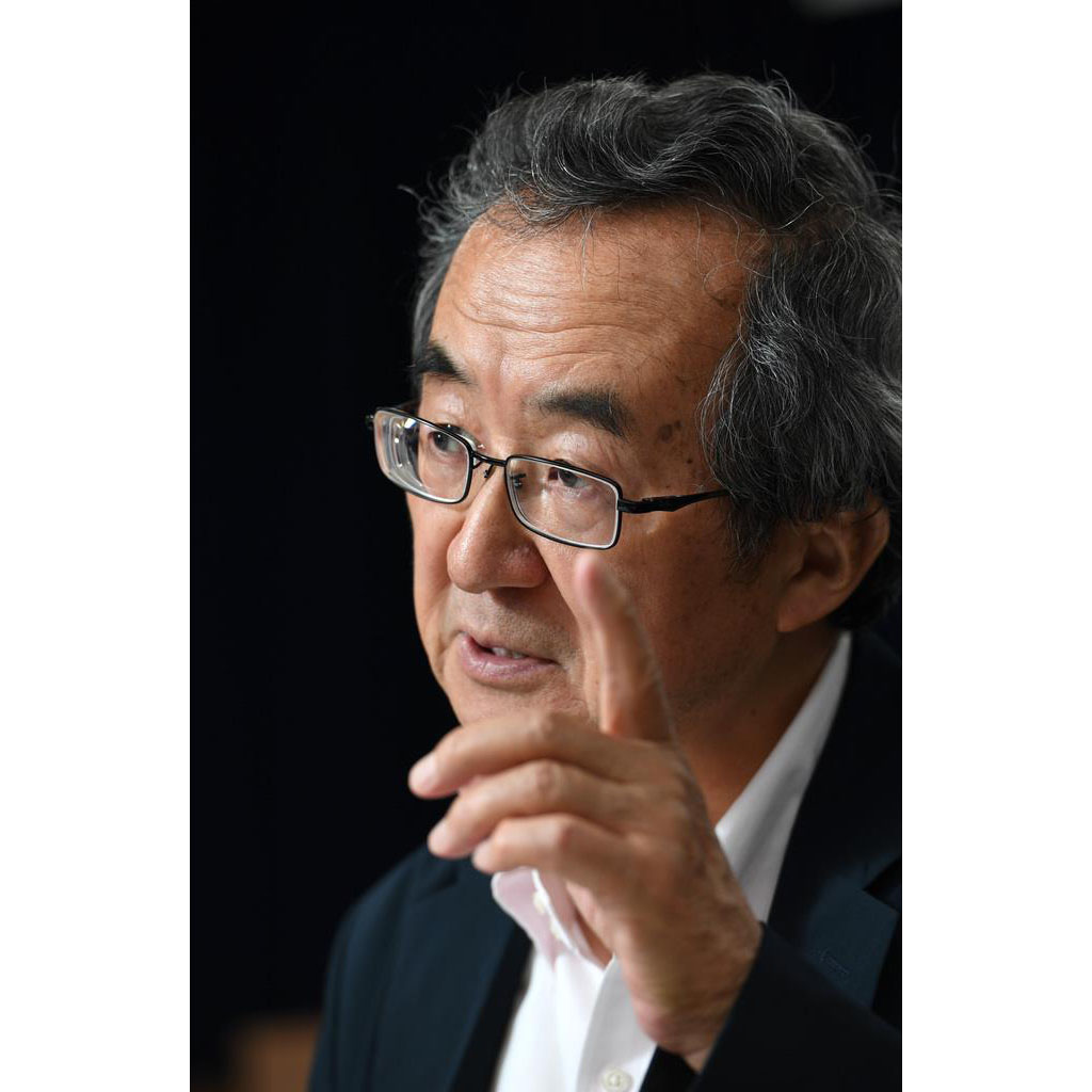 フォーリン・プレスセンターの赤阪清隆理事長=5日、東京都千代田区(寺河内美奈撮影)