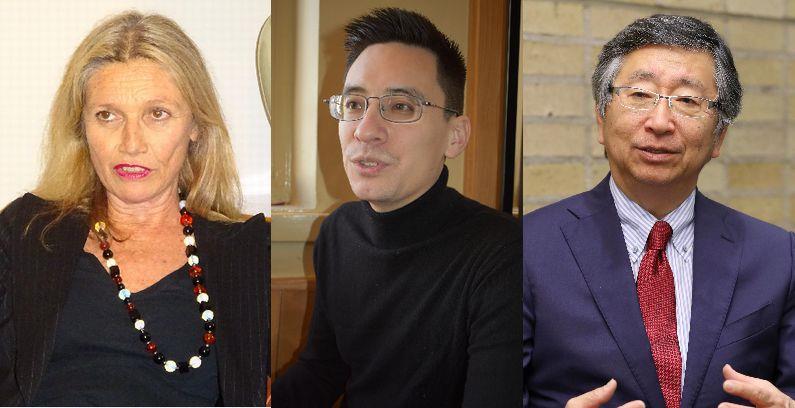 (左から)パスカル・ジョアンニ氏、マイケル・プロフ氏、鶴岡公二氏