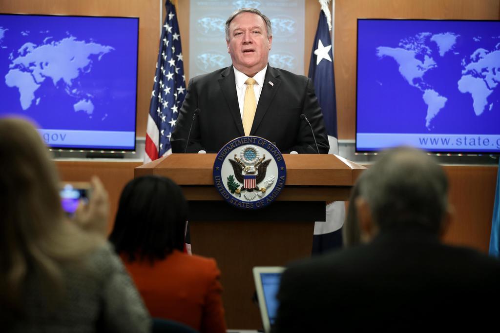 ポンペオ米国務長官=ワシントン(ゲッティ=共同)