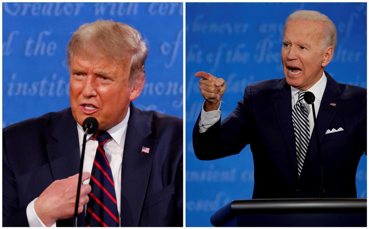 トランプ米大統領とバイデン前副大統領が競う経済政策を、有権者はどう評価するのか(ロイター)