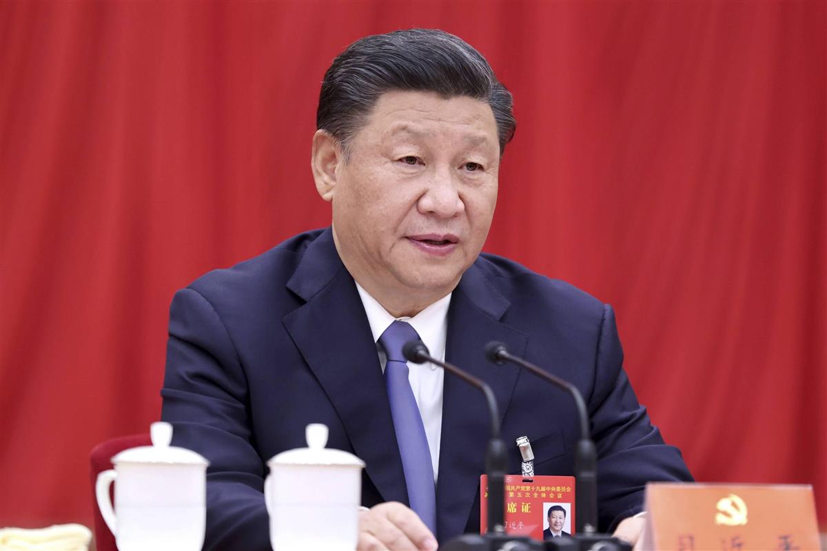 中国の習近平国家主席＝１０月、北京（ＡＰ）