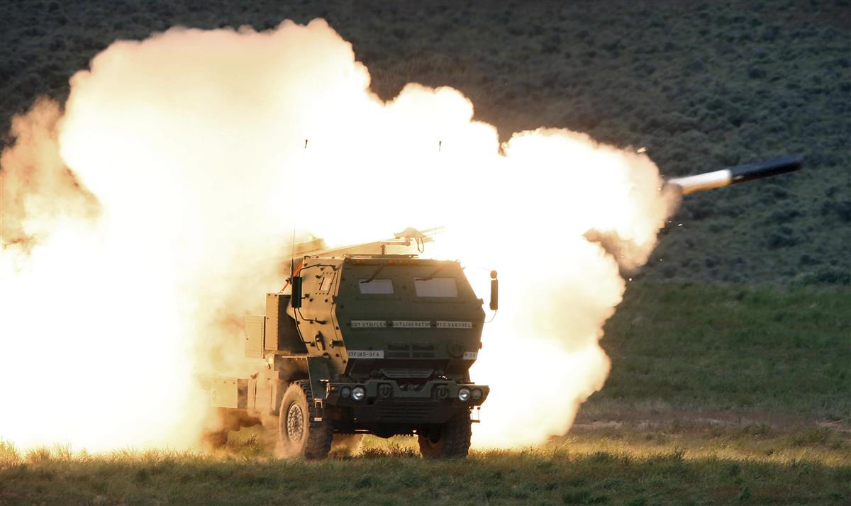 トランプ米政権が10月下旬、台湾への売却方針を発表した高機動ロケット砲「HIMARS」(AP)