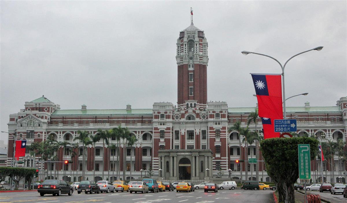 かつての台湾総督府は現在、台湾総統府として使われている