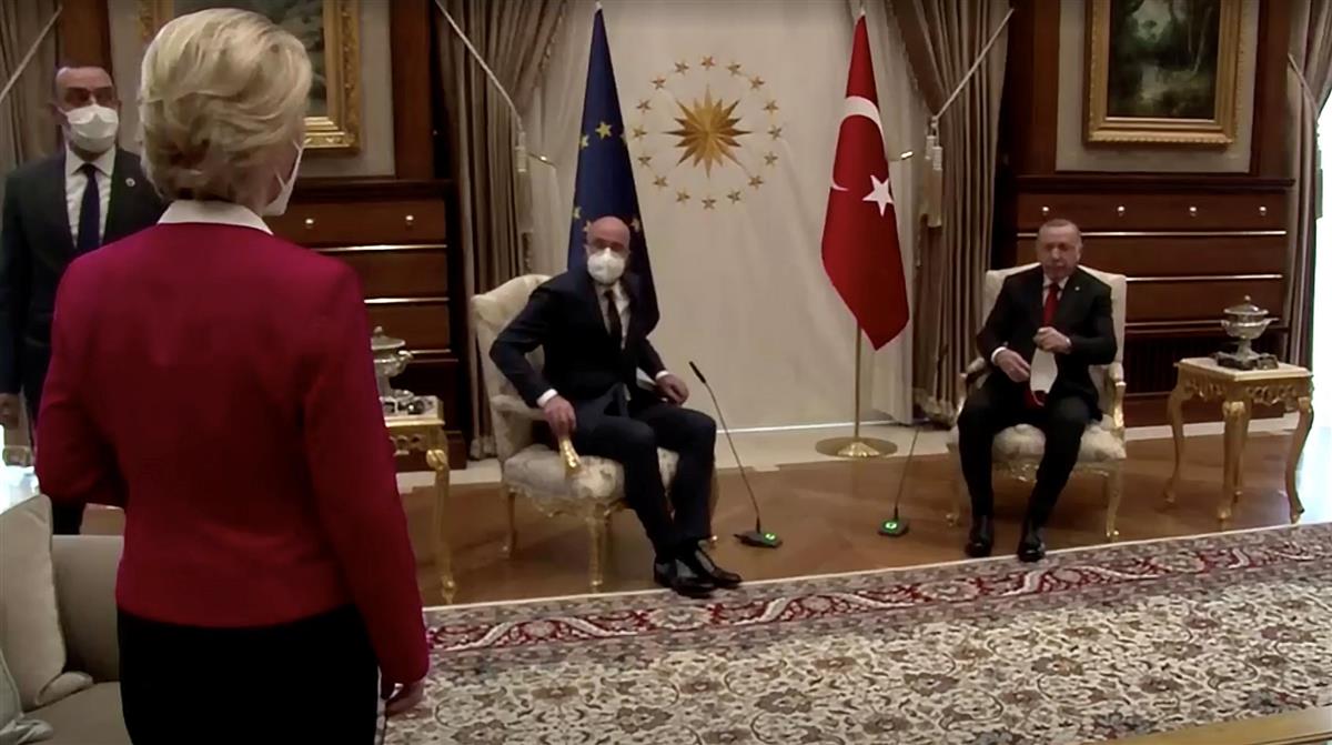 EU女性委員長に椅子を用意しなかったトルコ・エルドアン大統領の思惑
