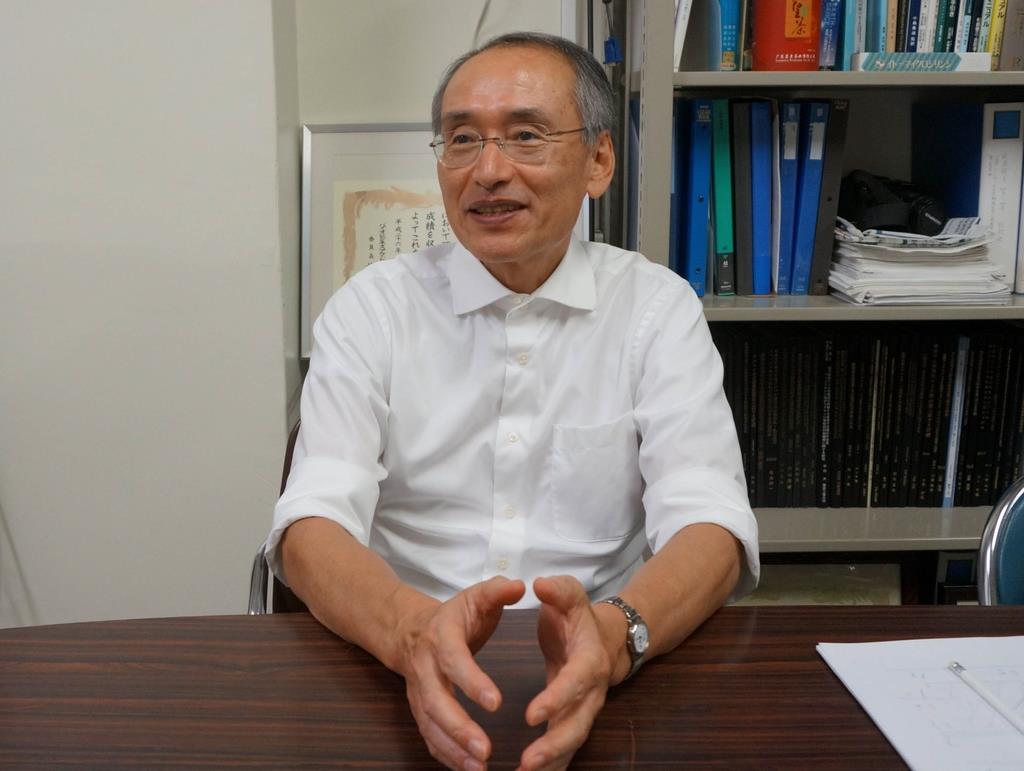 脳梗塞の治療薬開発に取り組む蓮見惠司・東京農工大教授(松田麻希撮影)