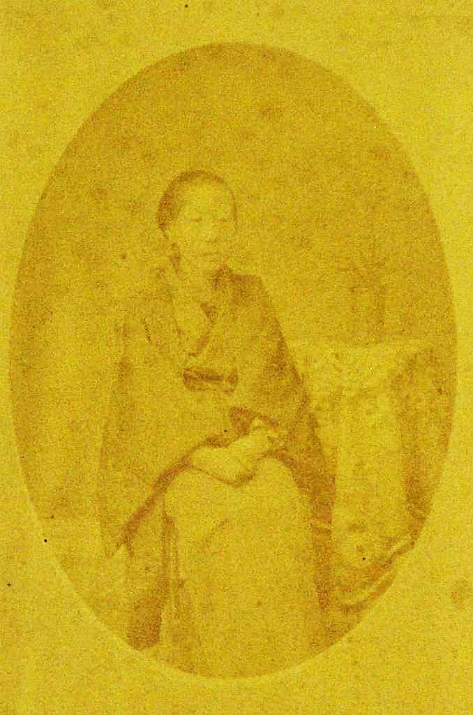 白石正一郎の妻、加寿子(個人蔵/下関市立歴史博物館寄託)