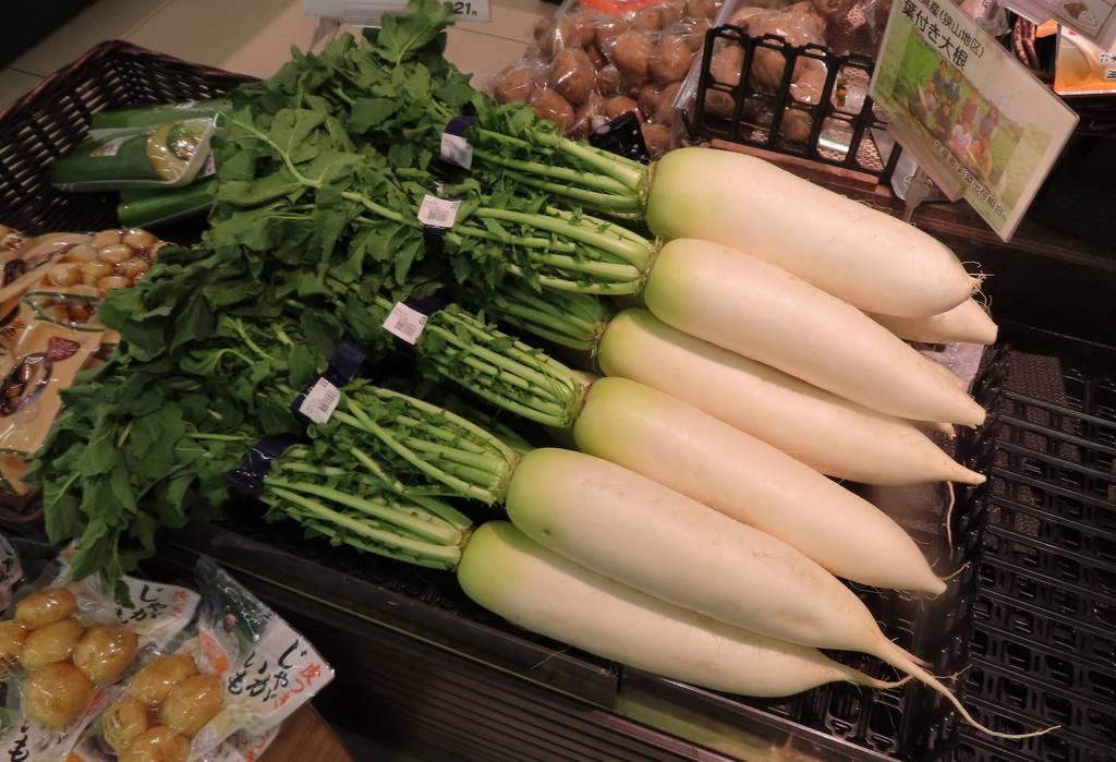 日本の食卓になじみ深い野菜「ダイコン」(伊藤壽一郎撮影)