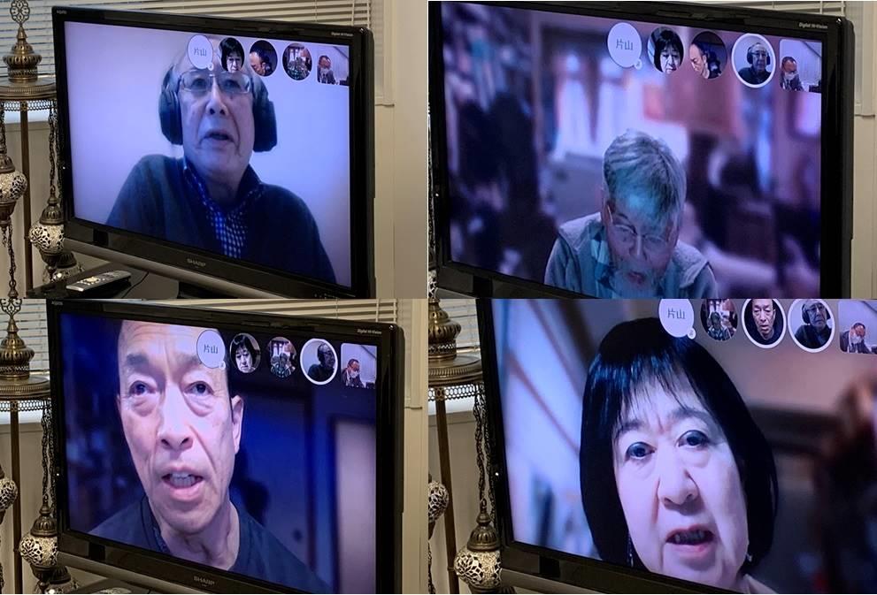 テレビ会議での選考に臨んだ蛇笏賞の選考委員