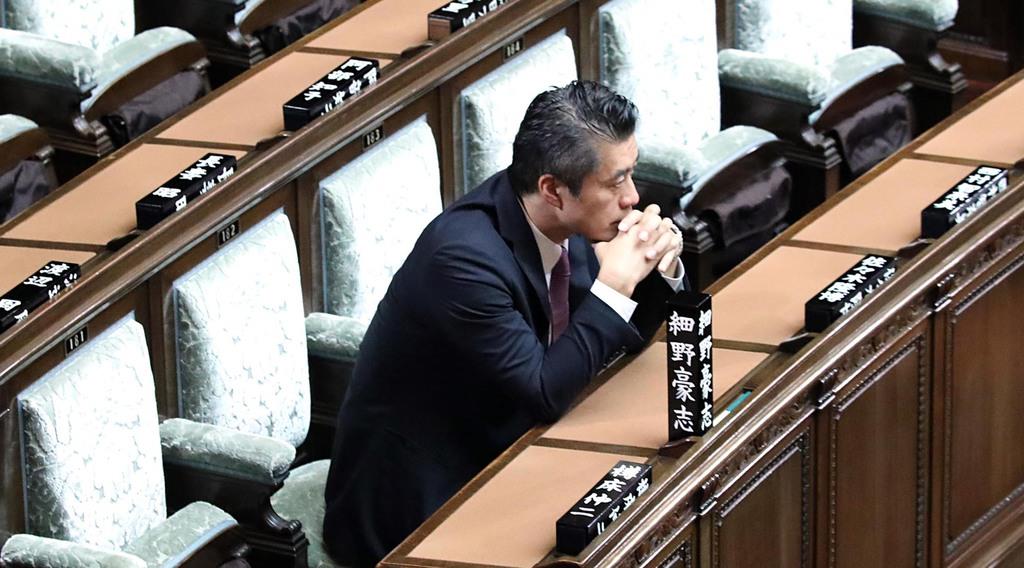 細野豪志氏(春名中撮影)