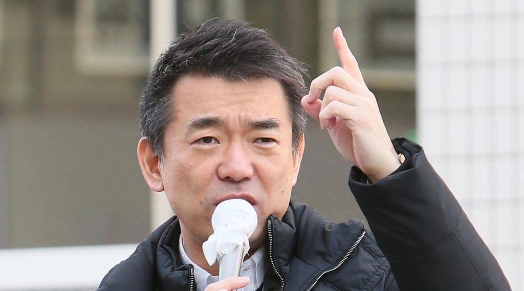 「大阪維新の会」創設者の橋下徹氏(寺口純平撮影)