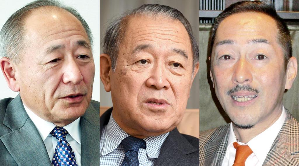 (左から)河野克俊・前統合幕僚長、藤崎一郎・元駐米大使、村田晃嗣・同志社大教授