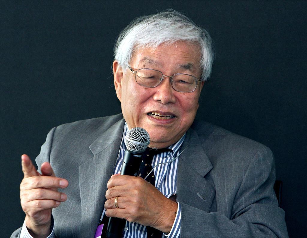 浜田宏一・エール大名誉教授(瀧誠四郎撮影)