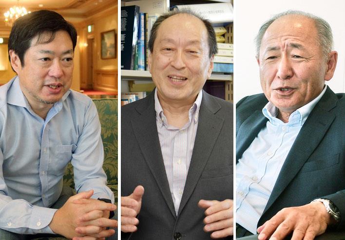 (左から)神保謙氏、武田康裕氏、河野克俊氏