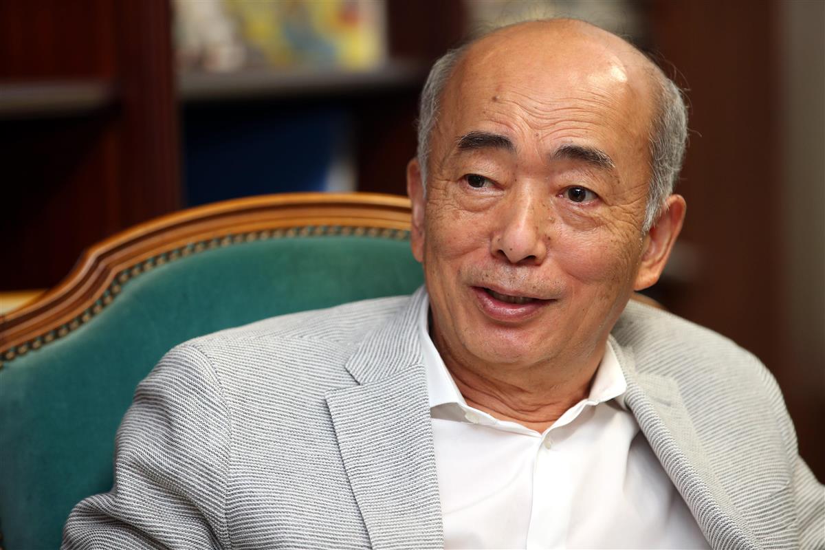 インタビューに答える日本国際問題研究所の佐々江賢一郎・理事長兼所長=東京・霞が関(飯田英男撮影)