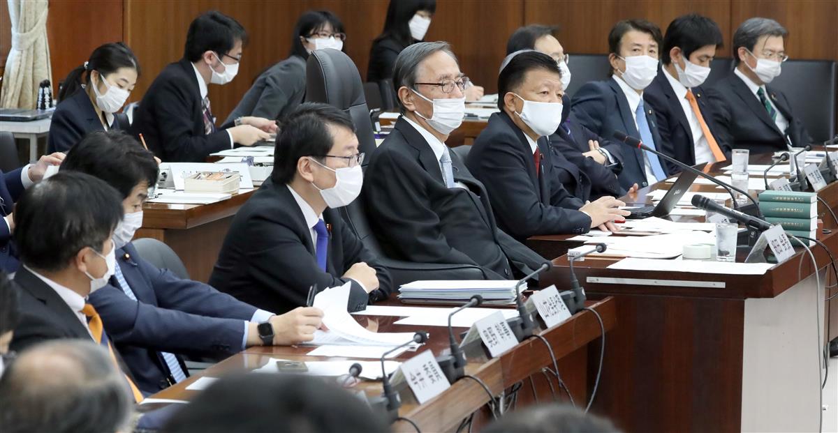 衆院憲法審査会に臨む議員たち。国民投票法改正案の質疑は始まったが、本格的な改憲議論は停滞している=昨年12月3日、国会