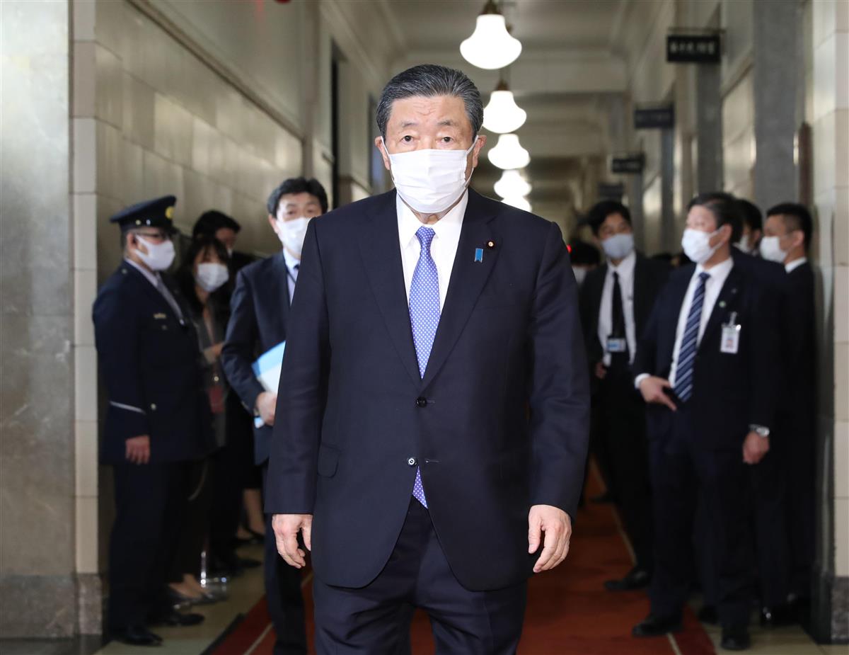 自民党の森山裕国対委員長=15日午後、国会内(春名中撮影)