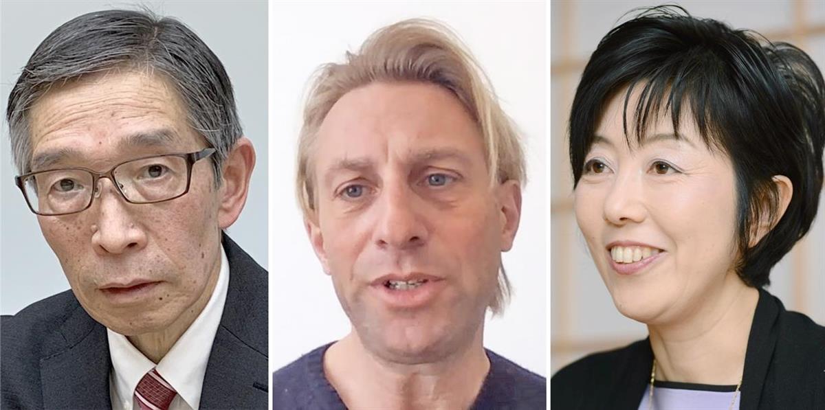 (左から)関口修司、アンデシュ・ハンセン、新井紀子の3氏