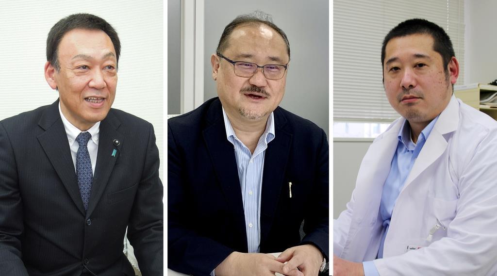 (左から)香川県議の大山一郎氏、KADOKAWAシニアアドバイザーの浜村弘一氏、大阪市立大病院医師の片上素久氏