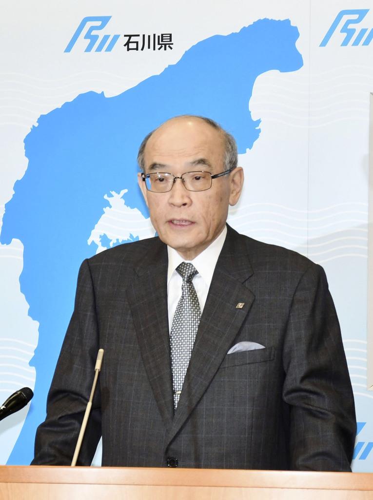 谷本正憲知事=石川県庁