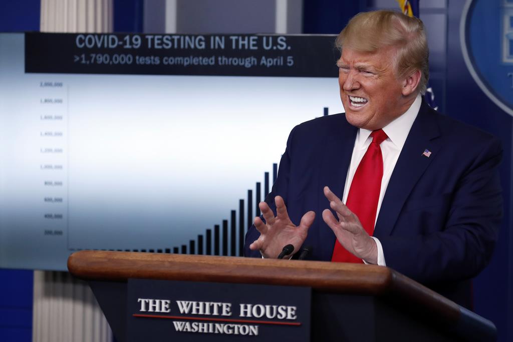トランプ米大統領(AP)