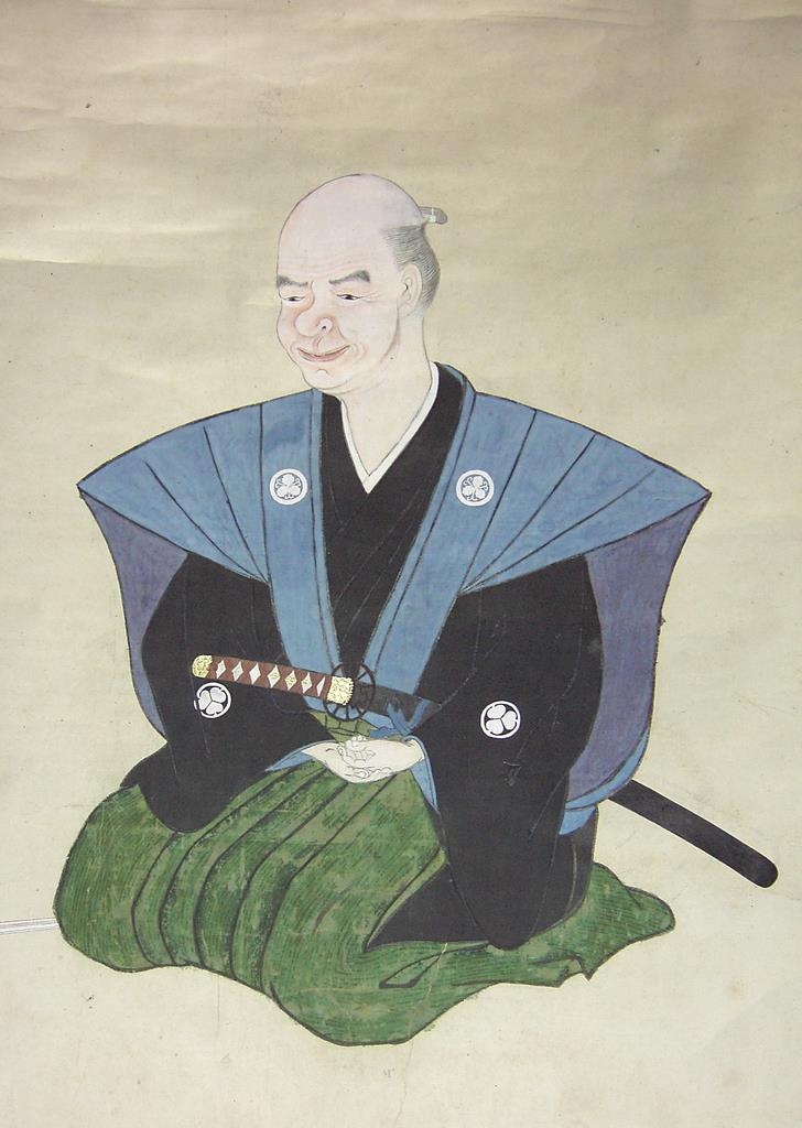 長久保赤水の肖像画(高萩市教委提供)