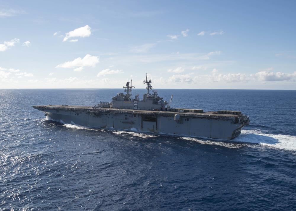 三代目の強襲揚陸艦「ボノム・リシャール」(米海軍提供)