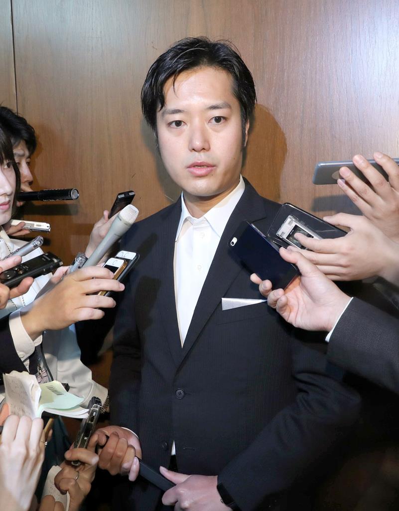 衆院・丸山穂高議員(春名中撮影)