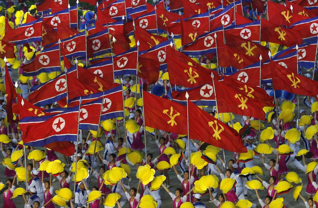 金正恩・朝鮮労働党委員長に叱責されたマスゲーム・芸術公演「人民の国」=写真は昨年10月の平壌公演(AP)
