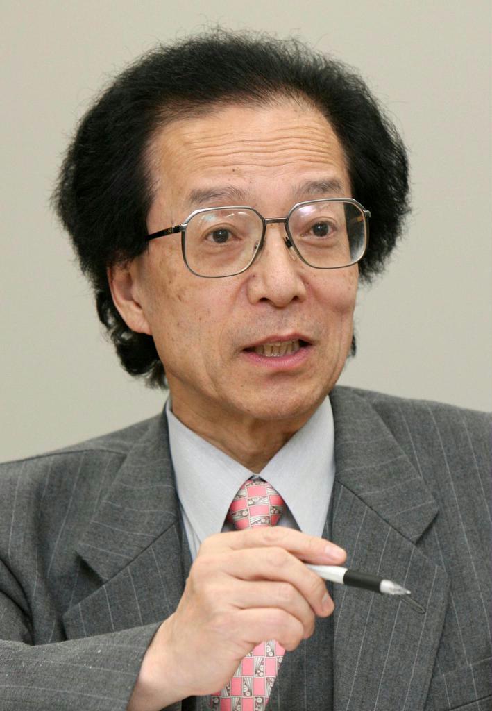 国学院大学の大原康男名誉教授(小野淳一撮影)