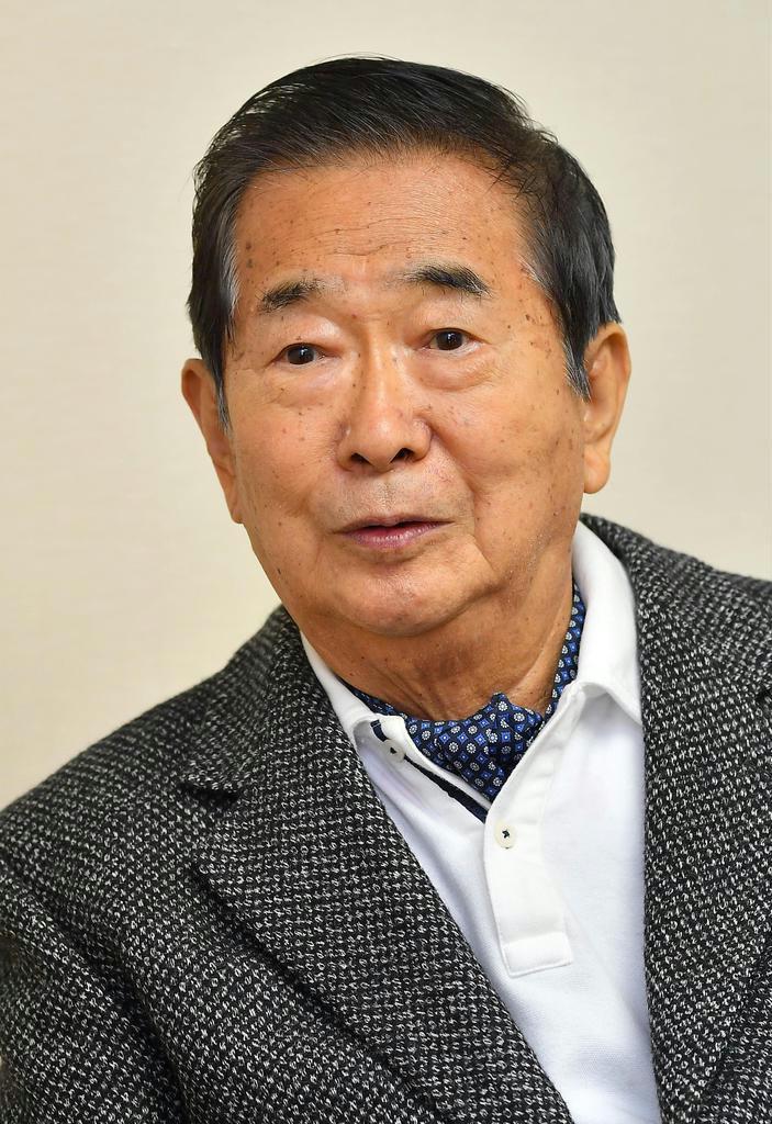 石原慎太郎氏(三尾郁恵撮影)